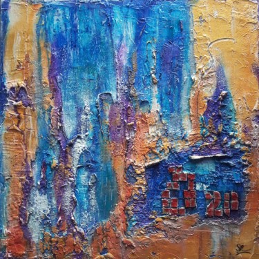Mosaïque Peinture intitulée "Mosaïque" par Sophie Lecesne, Œuvre d'art originale, Acrylique Monté sur Châssis