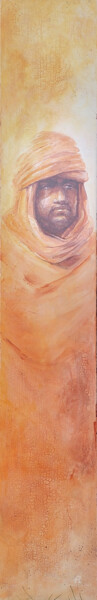 Pintura titulada "Oussman" por Sophie Mathieu, Obra de arte original, Acrílico Montado en Bastidor de camilla de madera