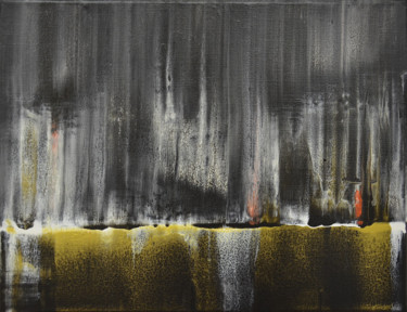 Malerei mit dem Titel "Skyline #7" von Sophie Neury, Original-Kunstwerk, Acryl