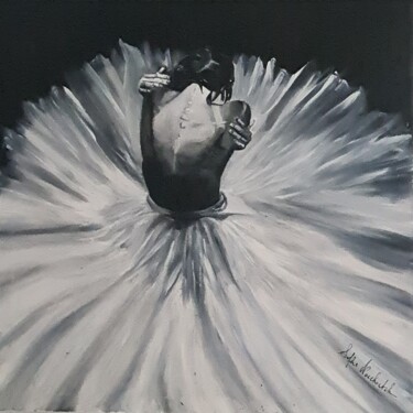 Peinture intitulée "The Ballerina yearn…" par Sophie Noachovitch, Œuvre d'art originale, Huile