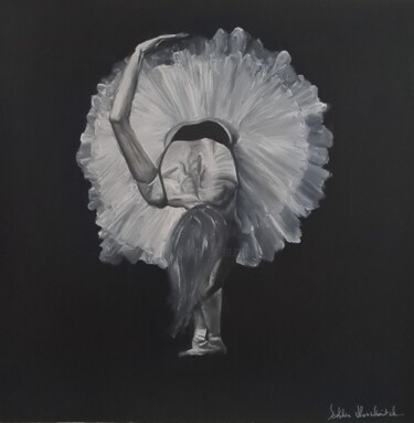 Painting titled "Ballerina's reveren…" by Sophie Noachovitch, Original Artwork, Oil