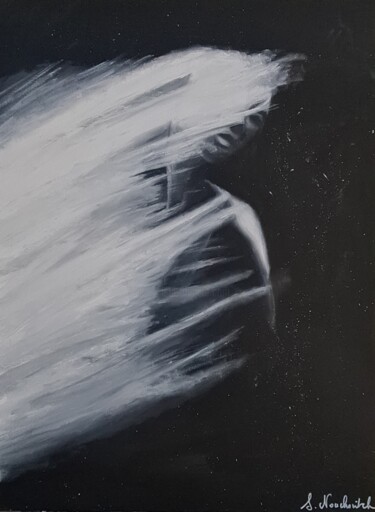 "The Blur" başlıklı Tablo Sophie Noachovitch tarafından, Orijinal sanat, Petrol