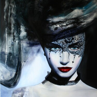 Картина под названием "Awakening" - Sophie Sirot, Подлинное произведение искусства, Масло