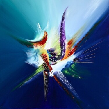 Peinture intitulée "Le vent tourne" par Sophie Sirot, Œuvre d'art originale, Huile