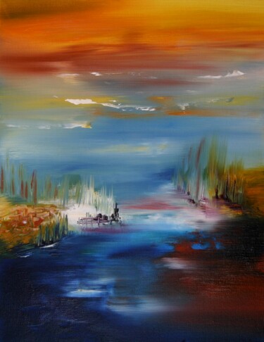 Painting titled "img-0557-a-place-to…" by Sophie Sirot, Original Artwork, Oil