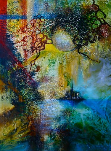 Painting titled "img-8477-songe-d-un…" by Sophie Sirot, Original Artwork, Oil