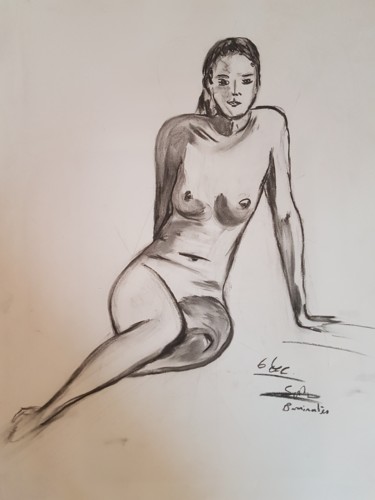 Dessin intitulée "Jenny" par Sophie Sunshine, Œuvre d'art originale