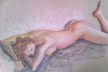 Drawing titled "douceur" by Sophie Sunshine, Original Artwork
