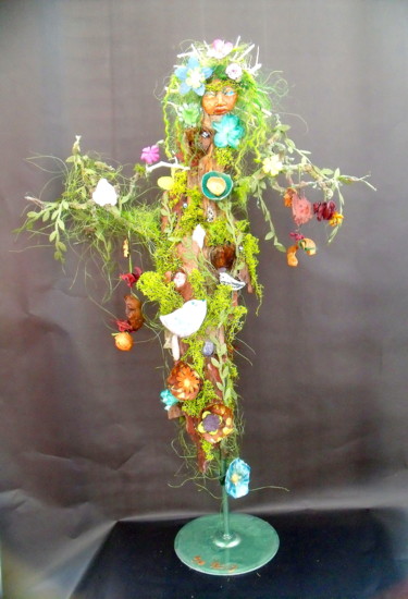 "Grande Dryade" Sculpture intitulée ""Grande Dryade"" par Sophie Thiry, Œuvre d'art originale,
