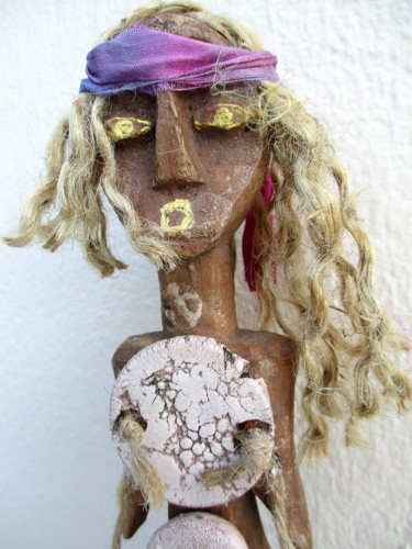 Sculpture titled "Maternité" by Sophie Thiry, Original Artwork, Ceramics
