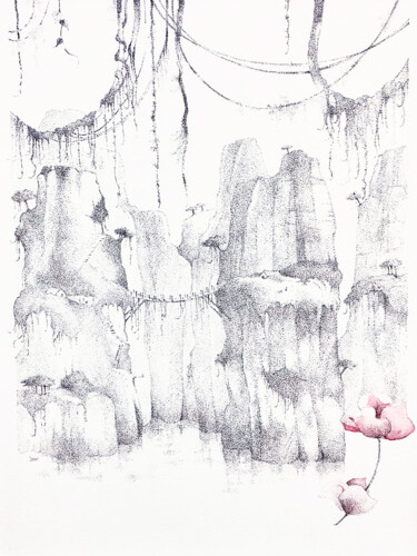 Desenho intitulada "Esperanza" por Sophie Trividic, Obras de arte originais, Lápis