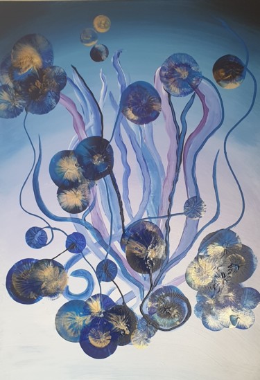Peinture intitulée "Les petits ballons" par Sophie Charbonnier, Œuvre d'art originale, Acrylique