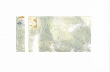 Prenten & gravures getiteld "Soul portrait 1" door Sophie Gerin, Origineel Kunstwerk, Monotype