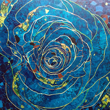 Pintura titulada "Cosmos" por Sophie Cantou, Obra de arte original, Acrílico