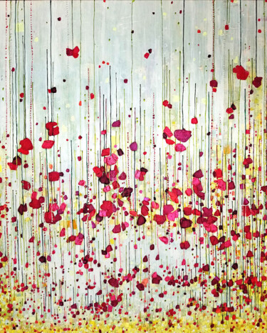 Картина под названием "Consolation" - Sophie Cantou, Подлинное произведение искусства, Акрил Установлен на Деревянная рама д…