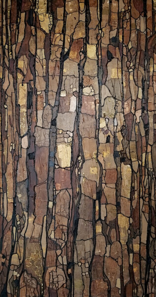 Peinture intitulée "Arborescences" par Sophie Cantou, Œuvre d'art originale, Acrylique Monté sur Châssis en bois