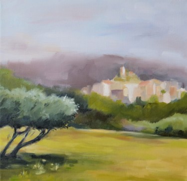 Painting titled "Provence" by Sophie Chaze-Claret, Original Artwork, Oil