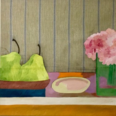 Pittura intitolato "Pears" da Sophie Cordery, Opera d'arte originale, Acrilico