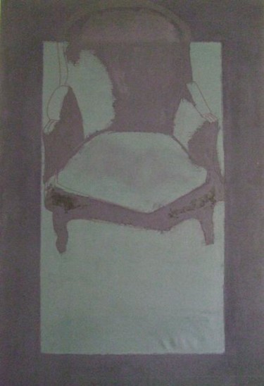 Peinture intitulée "Large Armchair At N…" par Sophie Cordery, Œuvre d'art originale