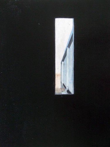 Painting titled "Black Window Painti…" by Sophie Cordery, Original Artwork