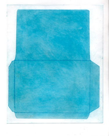 "Large Blue Envelope" başlıklı Tablo Sophie Cordery tarafından, Orijinal sanat