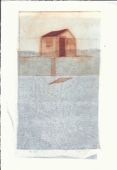 Prenten & gravures getiteld "shed-2" door Sophie Cordery, Origineel Kunstwerk