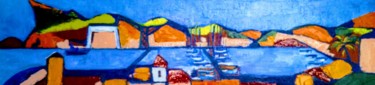 Peinture intitulée "La Ciotat" par Sophie Delavague, Œuvre d'art originale, Huile