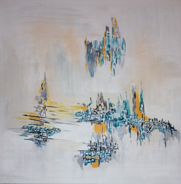 Painting titled "Insulaire" by Sophie Delavague, Original Artwork, Acrylic