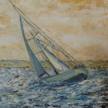 Peinture intitulée "hisse les voiles" par Sophie Delavague, Œuvre d'art originale, Huile