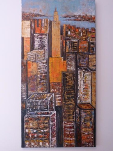 Painting titled "I  LOVE NY" by Sophie Delavague, Original Artwork, Oil