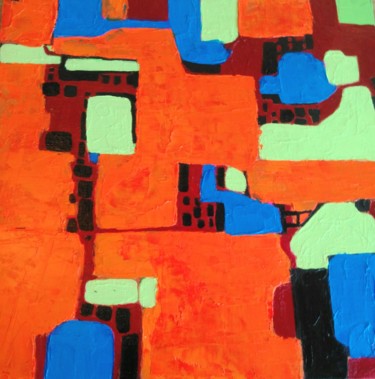 Peinture intitulée "Orange" par Sophie Delavague, Œuvre d'art originale, Huile
