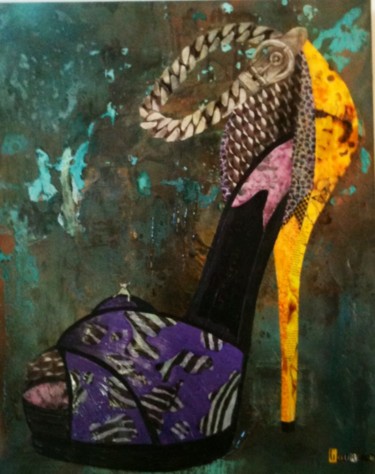 Peinture intitulée "Hermès" par Sophie Goureau, Œuvre d'art originale, Acrylique