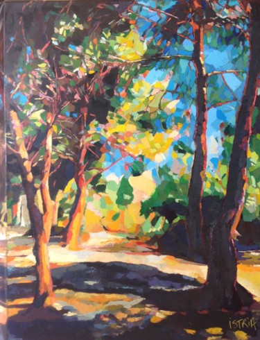 Malerei mit dem Titel "Arboressence" von Sophie Istria, Original-Kunstwerk, Acryl