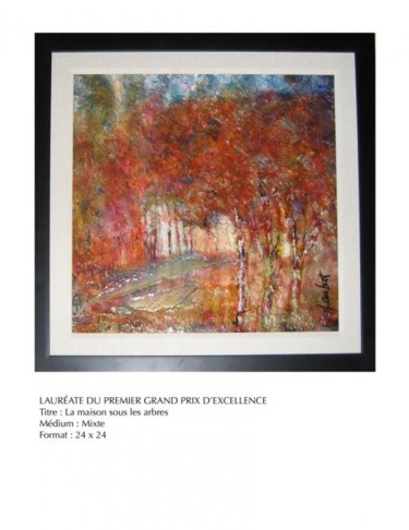 Painting titled "LA_MAISON_SOUS_LES_…" by Sophie Lambert, Original Artwork