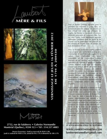 Peinture intitulée "AFFICHE_MONET_clien…" par Sophie Lambert, Œuvre d'art originale