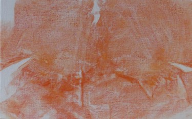 Peinture intitulée "Trace de corps oran…" par Sophie Maillard (Sophie Mai), Œuvre d'art originale, Acrylique