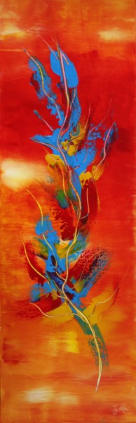 Peinture intitulée "62-Dans le vent" par Sophine, Œuvre d'art originale, Acrylique