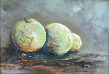 Peinture intitulée "limones" par Soraya Quintana Quiñones, Œuvre d'art originale, Acrylique
