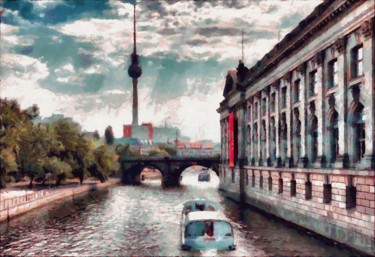 Digital Arts titled ""Berlin, Germany"" by So_orex, Original Artwork, Digital Painting