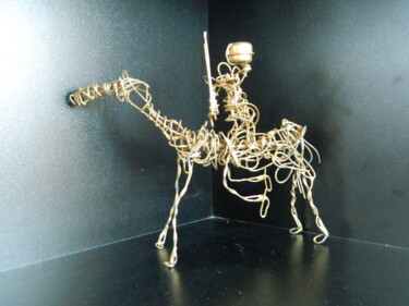 Sculpture titled "Don Q" by Sorin Niculae Lazar, Original Artwork, Metals