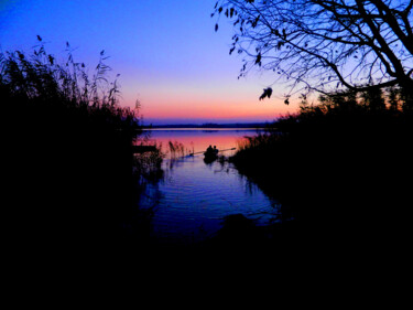 Photographie intitulée "soiree-sur-le-lac" par Sorin Niculae Lazar, Œuvre d'art originale