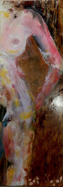 Картина под названием "half-naked" - Sorin Niculae Lazar, Подлинное произведение искусства, Масло Установлен на Деревянная р…