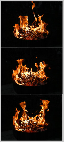 Photographie intitulée "Sequences-of-fire 1" par Sorin Niculae Lazar, Œuvre d'art originale