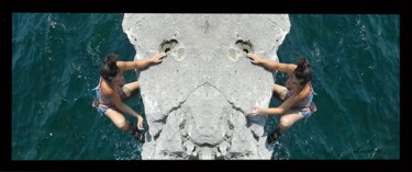 Photography titled "Rock climbing" by Sorin Niculae Lazar, Original Artwork, Digital Photography