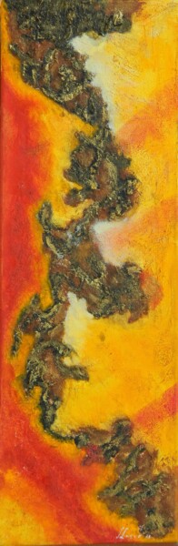 Картина под названием "RELIEF" - Sorin Niculae Lazar, Подлинное произведение искусства, Масло Установлен на Деревянная рама…