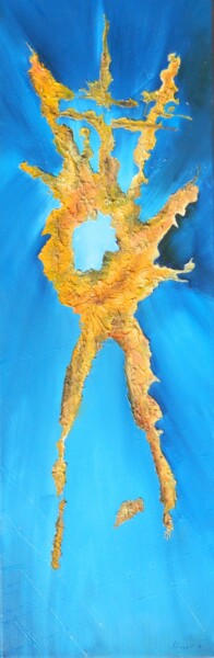 제목이 "SPLASH 3"인 미술작품 Sorin Niculae Lazar로, 원작, 기름 나무 들것 프레임에 장착됨