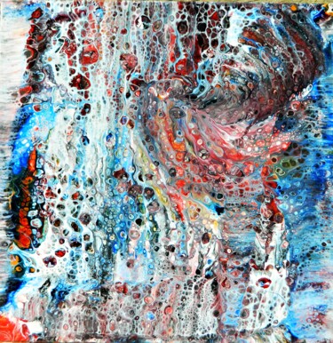 Картина под названием "P 3" - Sorin Niculae Lazar, Подлинное произведение искусства, Акрил Установлен на Деревянная рама для…