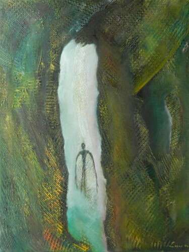 Картина под названием "Cavern" - Sorin Niculae Lazar, Подлинное произведение искусства, Масло Установлен на Деревянная рама…