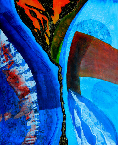 제목이 "Tree of life"인 미술작품 Sorin Niculae Lazar로, 원작, 아크릴 나무 들것 프레임에 장착됨