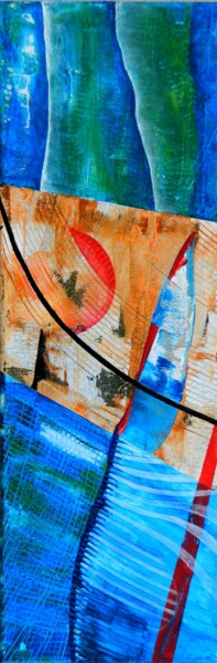 Картина под названием "Paris" - Sorin Niculae Lazar, Подлинное произведение искусства, Акрил Установлен на Деревянная рама д…